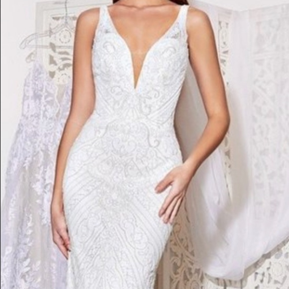 White Beautiful Prom Dress NWT New